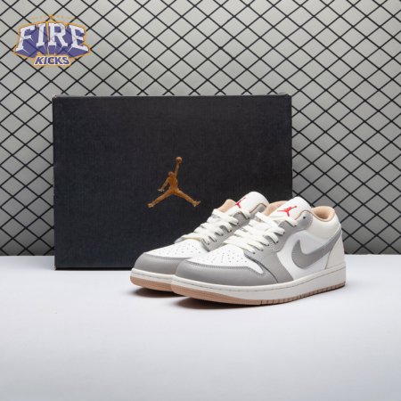 Jordan 1 Low Sail College Grey Rattan 553558-169 Unisex