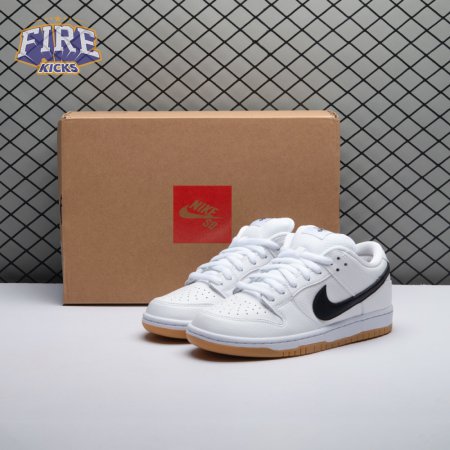 Nike SB Dunk Low Orange Label White Black Unisex