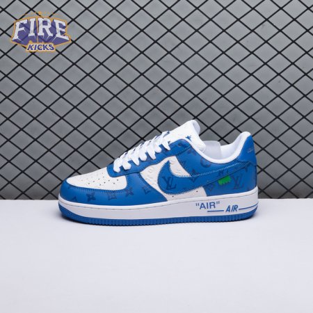 Nike Air Force 1 Low By Virgil Abloh White Royal Unisex