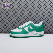 Nike Air Force 1 Low By Virgil Abloh White Green Men's