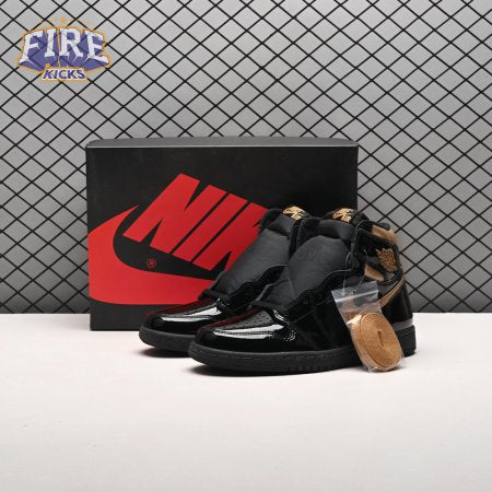 Jordan 1 Retro High Black Metallic Gold (2020) Unisex