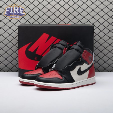 Jordan 1 Retro High Bred Toe Unisex