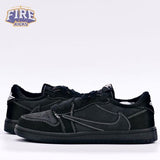 Travis Scott x Air Jordan 1 Low Black Phantom( child) Size 27.5-35