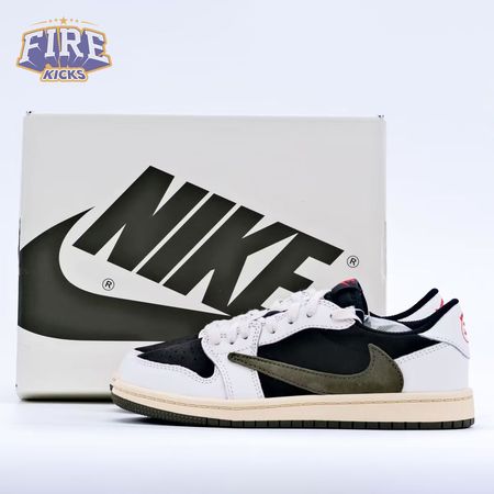 Travis Scott x Air Jordan 1 Low Olive (child) Size 27.5-35
