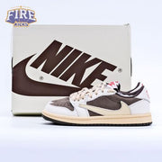 Travis Scott x Air Jordan 1 Low Reverse Mocha (Child) Size 27.5-35