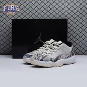 Jordan 11 Retro Low Snake Light Bone CD6846-002 Unisex