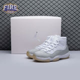 Jordan 11 Retro White Metallic Silver AR0715-100 Unisex