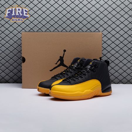 Jordan 12 Retro Black University Gold 130690-070 Men's