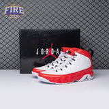 Jordan 9 Retro White Gym Red 302370-160 Men's