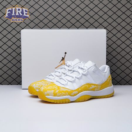 Jordan 11 Retro Low Tour Yellow Snakeskin AH7860-107 Men's