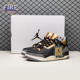 Air Jordan 3 Black Gold Men's