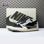 Travis Scott x Air Jordan 1 Low OG Olive DZ4137-106 Unisex
