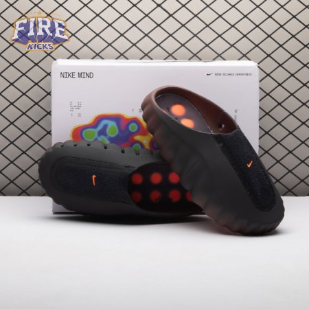 Nike Mind 001 Flyknit Slide Bronze Eclipse Total Orange IR2175-200 Unisex（Size Up Recommended）