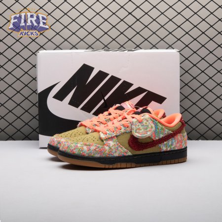 Nike Dunk Low Panda-Monium Green Curry Multi-Color IB2263-300 Unisex
