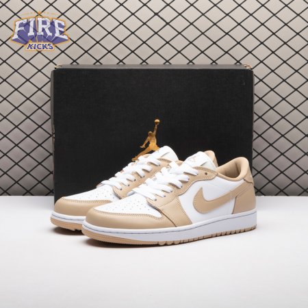 Jordan 1 Low Golf White Linen DD9315-117 Unisex