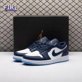 Jordan 1 Low Midnight Navy University Blue 553558-404 Unisex