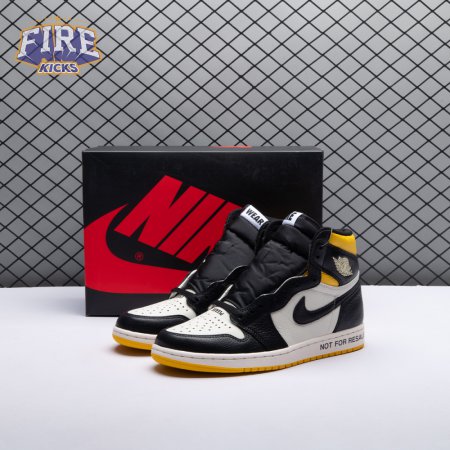 Jordan 1 Retro High Not for Resale Varsity Maize 861428-107 Unisex