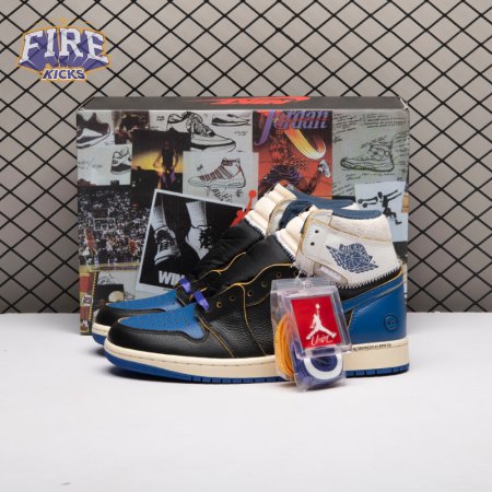 Jordan 1 Retro High OG SP Fragment x Union LA Sport Royal IO7847-001 Unisex