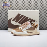 Jordan 1 Retro Low OG SP Travis Scott White Light Khaki DM7866-106 Unisex