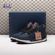 Jordan 3 Retro Levi's Indigo IH7959-400 Unisex