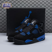 Jordan 4 Retro Black Blue Unisex