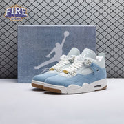 Jordan 4 Retro TEX Denim Worn Blue IB6716-100 Unisex