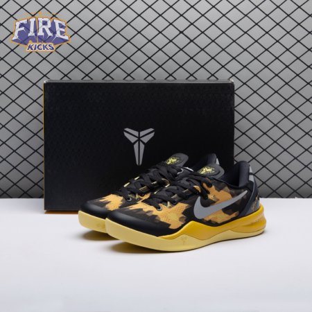 Nike Kobe 8 XDR Black Yellow 555286-077 Men's