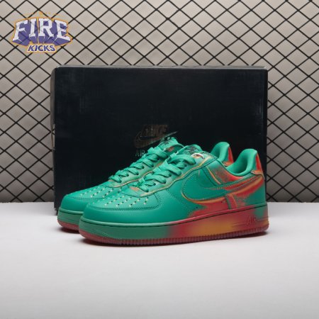 Nike Air Force 1 Low '07 Stadium Green Crimson IB6834-300 Unisex