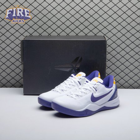 Nike Kobe 8 Protro Whit Court Purple HF7485-001 Men's