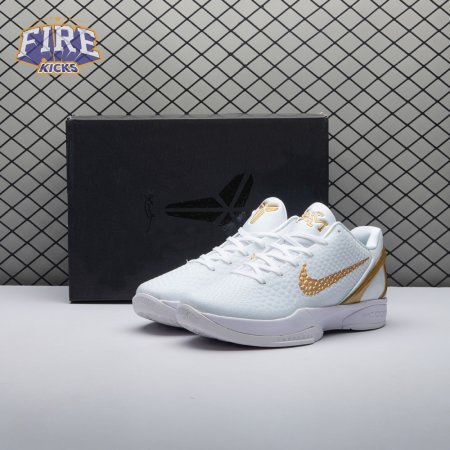 Nike Kobe 6 Protro White Gold CW2190-101 Men's