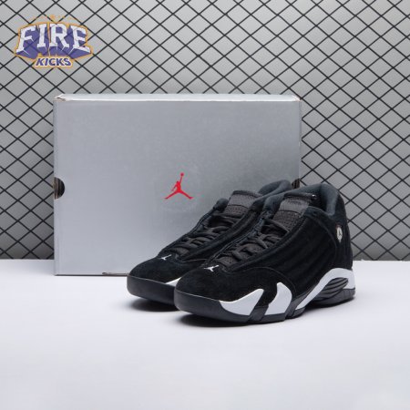 Jordan 14 Retro Black White 487471-016 Men's
