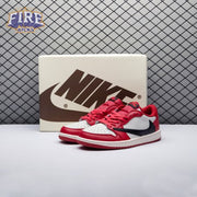 Travis Scott Jordan 1 Low Chicago DZ4137-700 Unisex