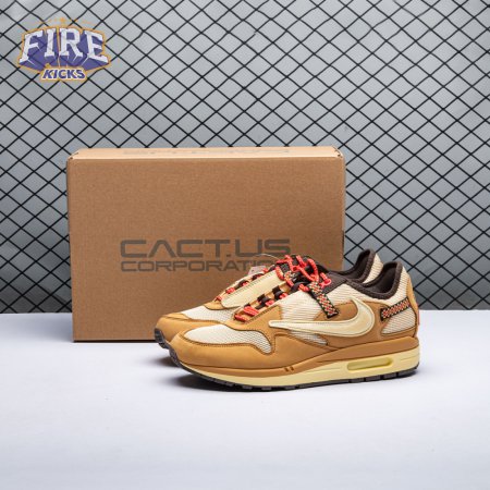 Nike Air Max 1 Travis Scott Cactus Jack Wheat Lemon Drop DO9392-701 Unisex