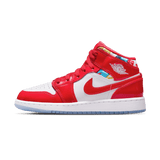 Air Jordan 1 Mid 'Barcelona Sweater Red Patent'
