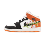 Air Jordan 1 Mid 'Basketball Blossom / Starfish Floral Embroidery'