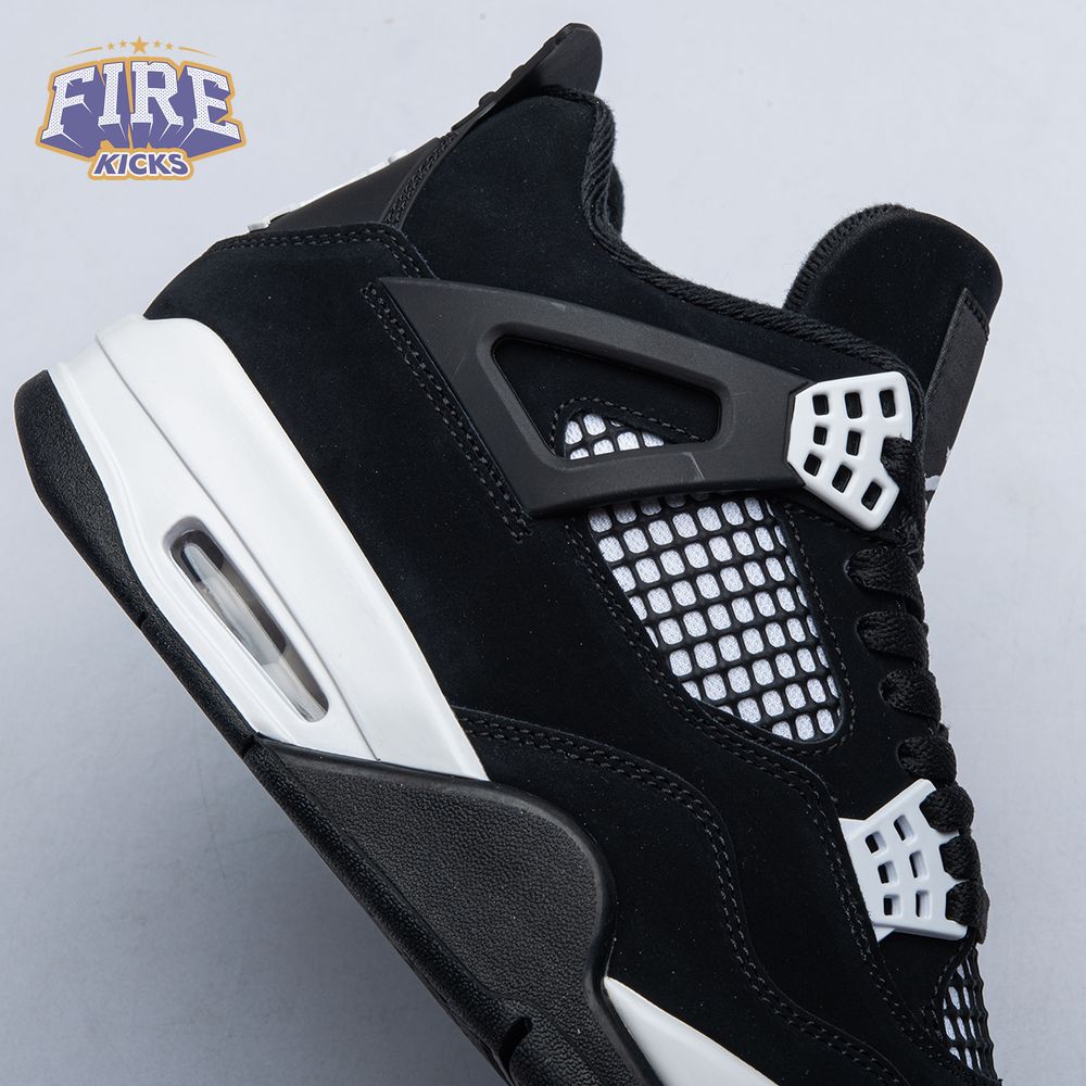 Air Jordan 4 Retro White Thunder FQ8138 001 Unisex