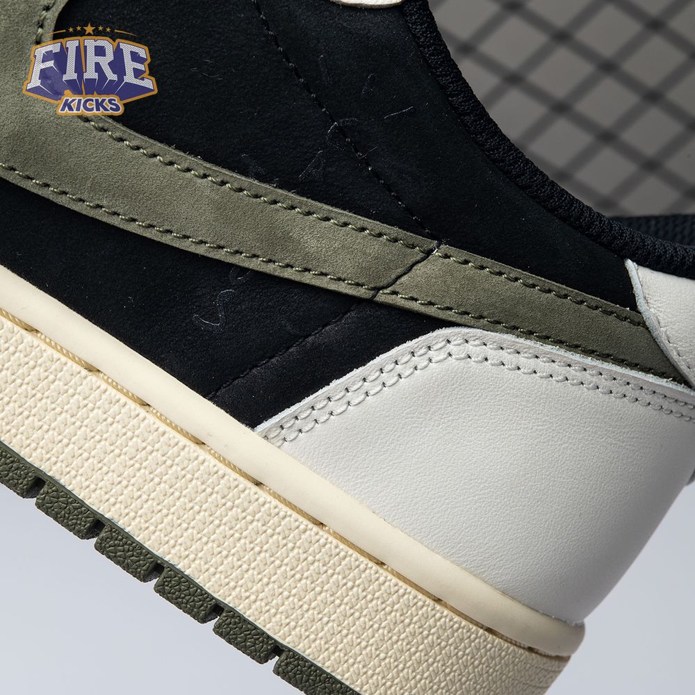 Travis Scott x Air Jordan 1 Low OG Olive DZ4137-106 Unisex