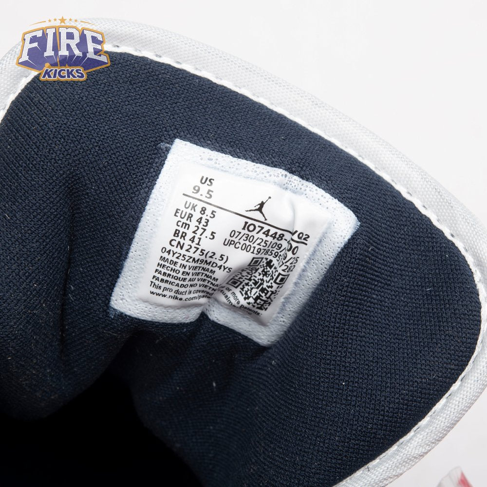 Jordan 1 Low SE Obsidian Suede IO7448-400 Unisex