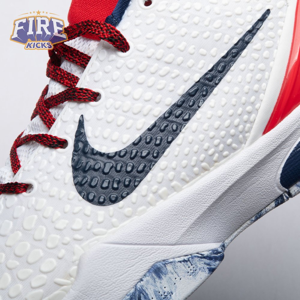 Nike Kobe 6 White Red CW2190-101 Men's