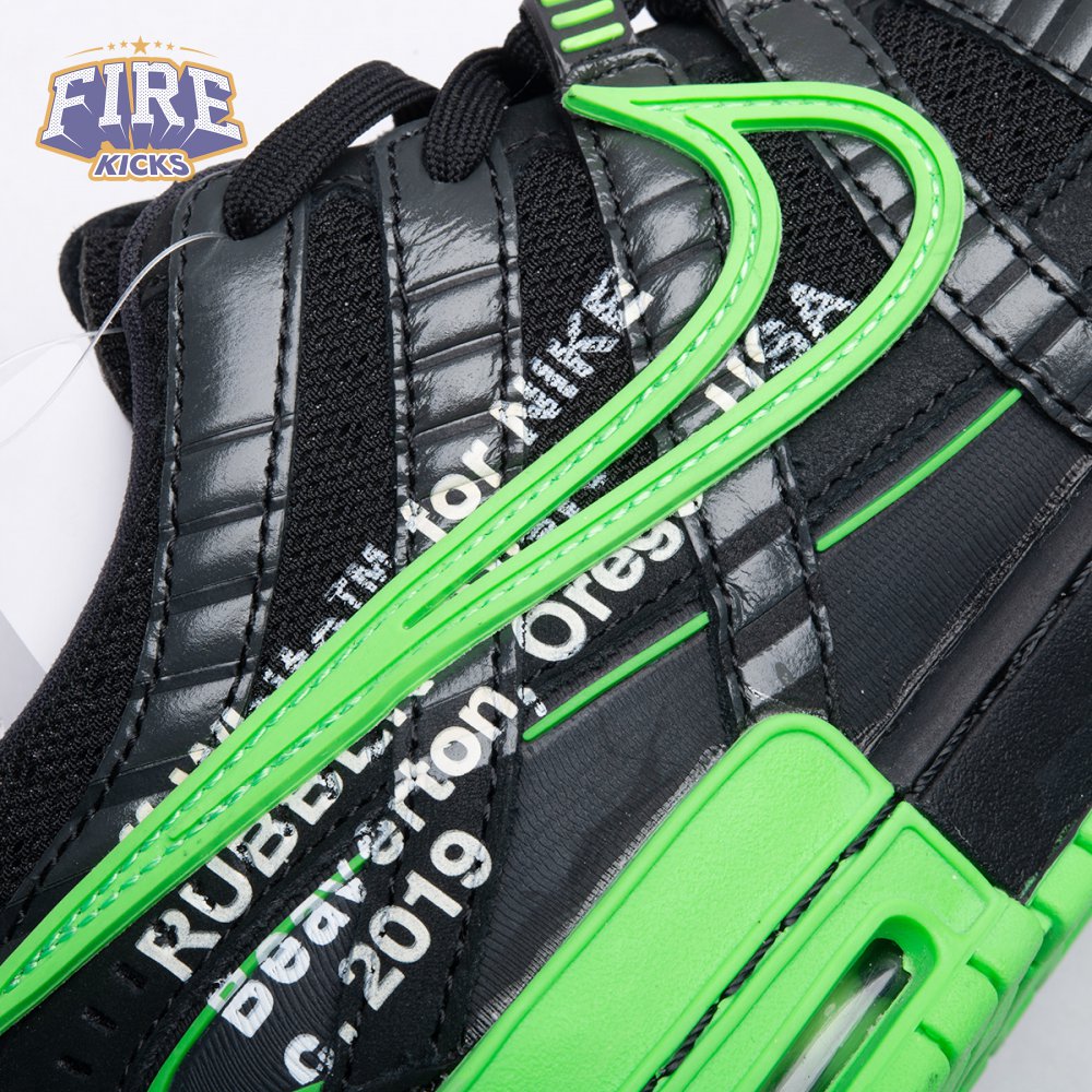 Off-White x Air Rubber Dunk 'Green Strike' Men's