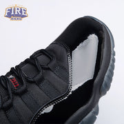 Air Jordan 11 "Black Red Grey" Men's