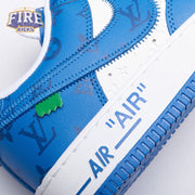 Nike Air Force 1 Low By Virgil Abloh White Royal Unisex