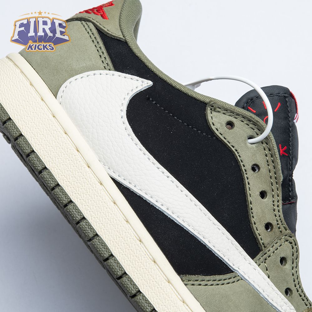 Travis Scott x Air Jordan 1 Low OG Black Olive DM7866-001 Unisex