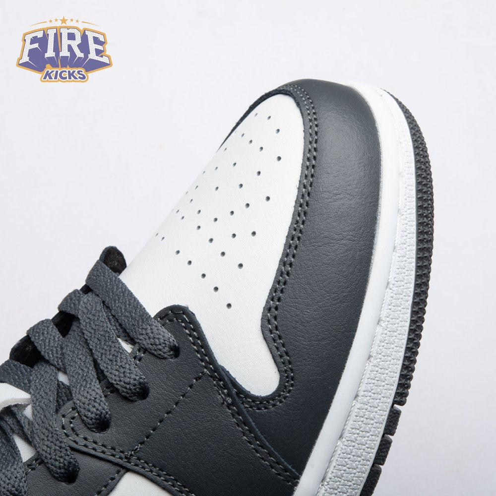 Jordan 1 Low Grey White 553558-044 Unisex