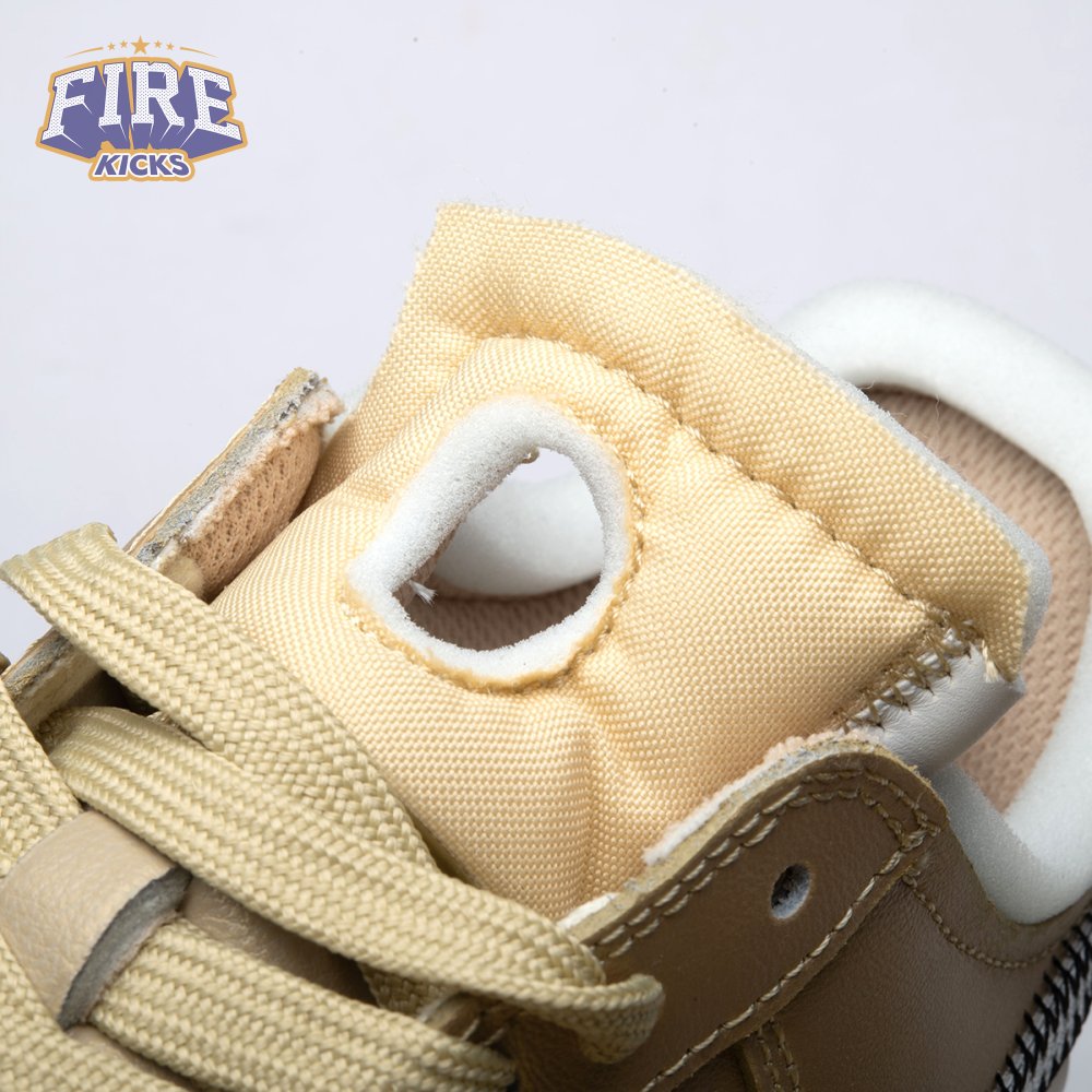 Off-White x Nike Air Force 1 07 Low Metal Gold OW Silver DX1419-900 Unisex
