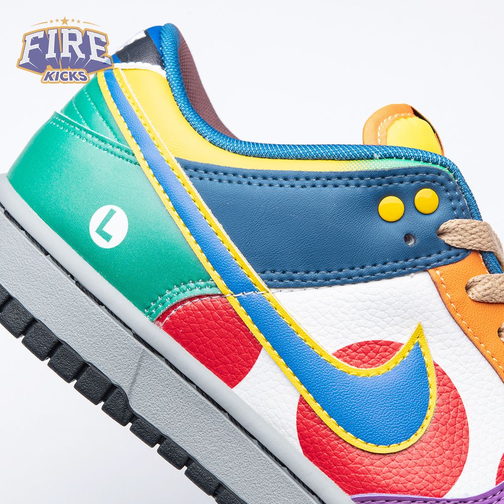 Nike Dunk Low What the Super Mario Custom Men's