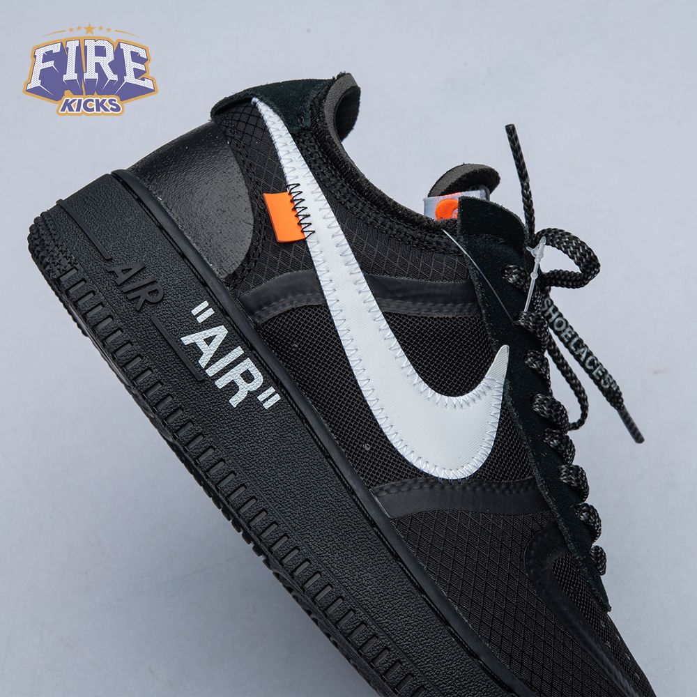 Nike Air Force 1 Low Off-White Black White AO4606 001 Unisex