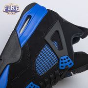 Jordan 4 Retro Black Blue Unisex