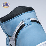 Jordan 1 Retro High White University Blue Black Unisex