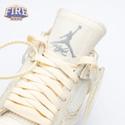 Air Jordan 4 RERO x Off-White AJ4 OW Sail Unisex